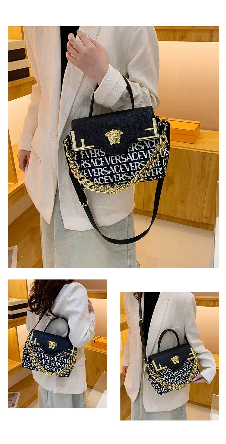 Luxury Brand Famous Designer Women Handbag Leather Shoulder Bag Crossbody Elegant Durable Accessory