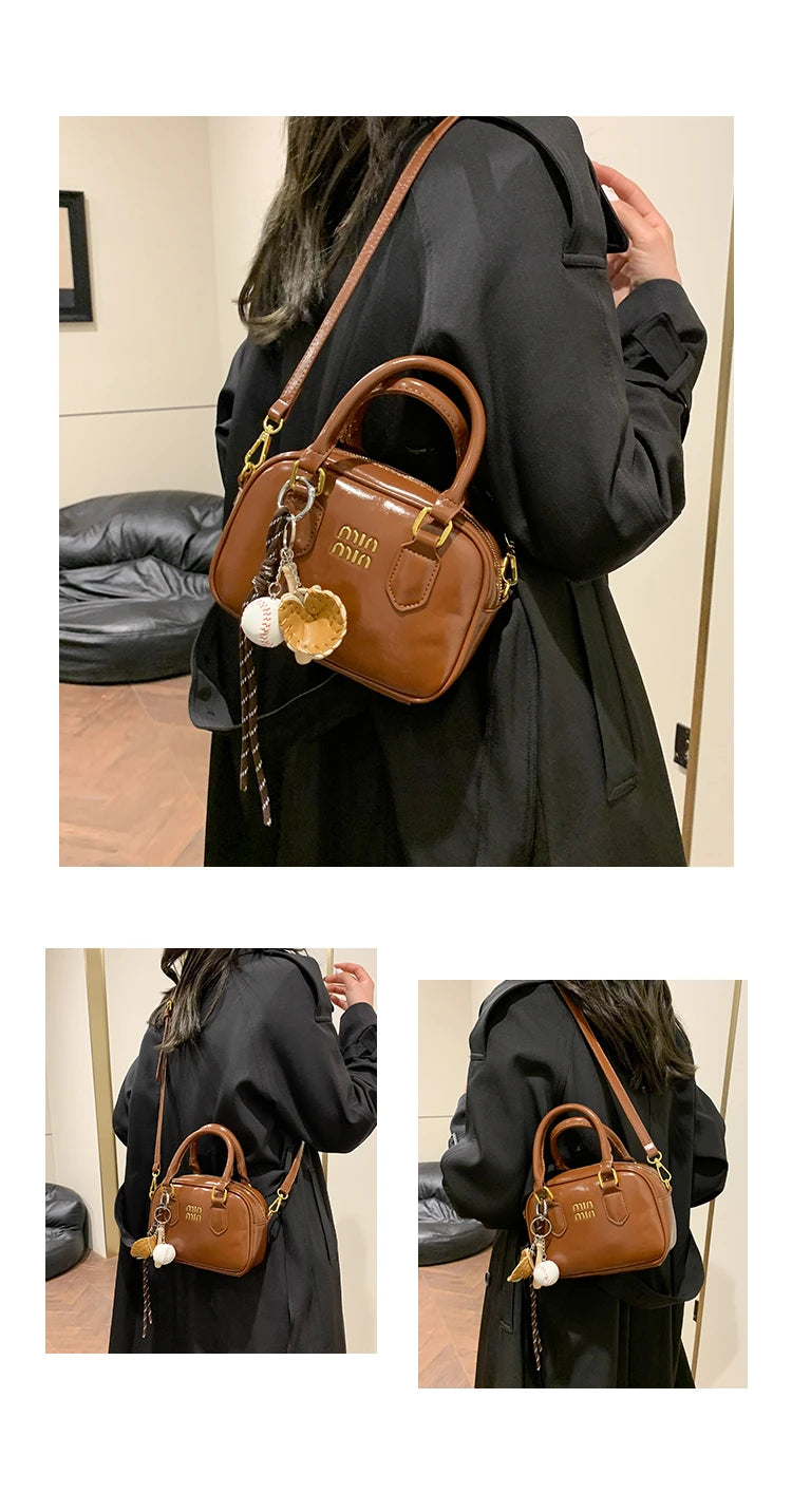 Luxury Women's Shoulder Bag, Leather Crossbody Bag For Ladies With Famous Designer Elegant Practical Design