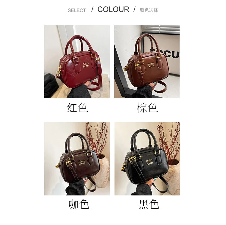 Luxury Women's Shoulder Bag, Leather Crossbody Bag For Ladies With Famous Designer Elegant Practical Design