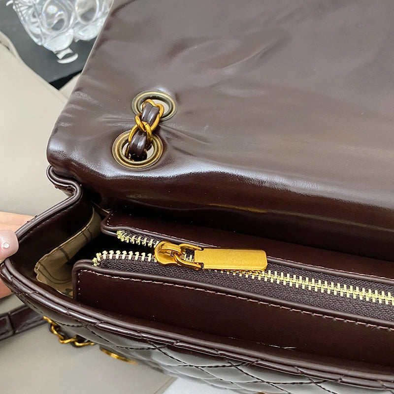 Luxury Hand Bags Shoulder Bag for Women Premium Leather Elegant Look with Inner Organization and Durability