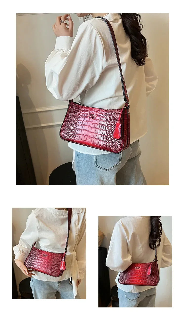 Luxury-Look 2025 Underarm Bag, Detachable Strap, Large Capacity Shoulder/Handheld, Fashionable
