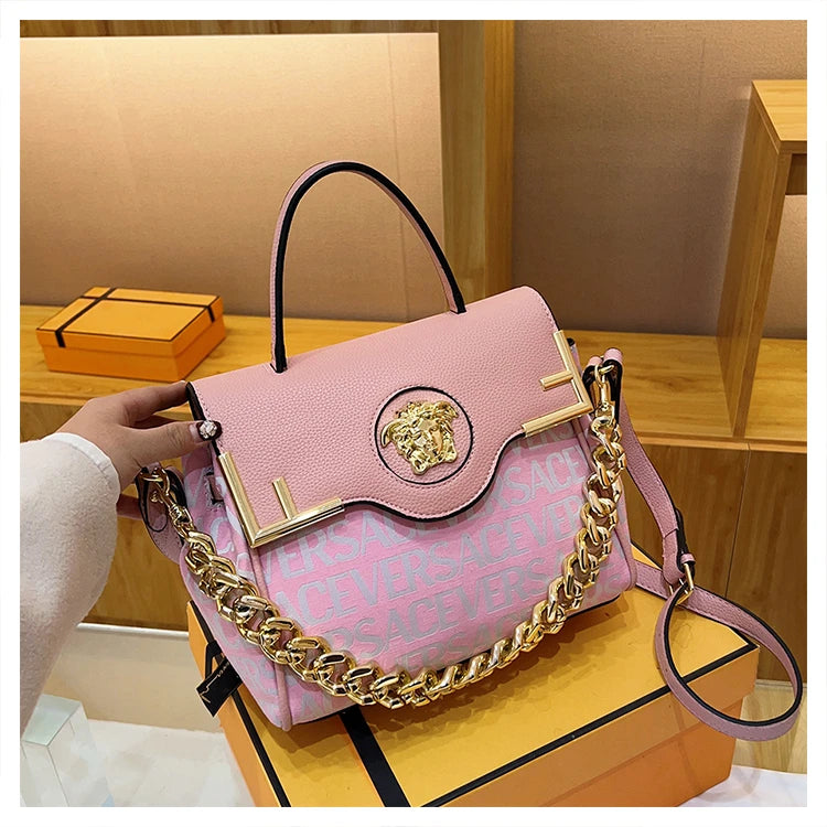 Luxury Brand Famous Designer Women Handbag Leather Shoulder Bag Crossbody Elegant Durable Accessory