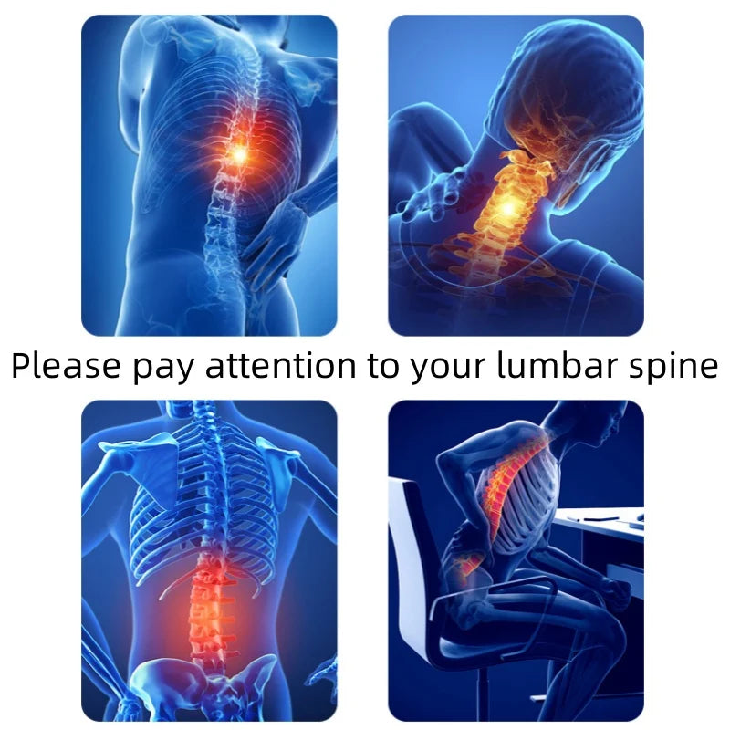 Multi-angle Massager Auxiliary Correction Relieve Lumbar Spine Pain Support Stretch Massage Lumbar Traction To Relieve Pain