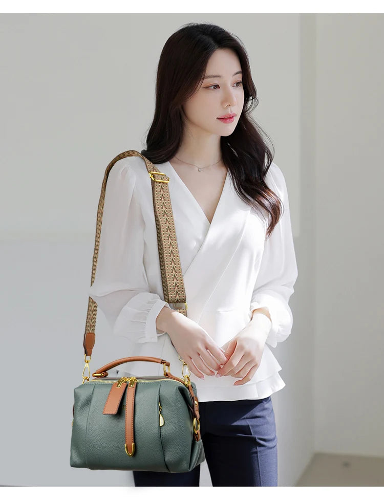 Luxury Designer Leather Shoulder Crossbody Bags for Women 2025 High Quality Ladies Fashion Handbags Female Messenger Sac A Main