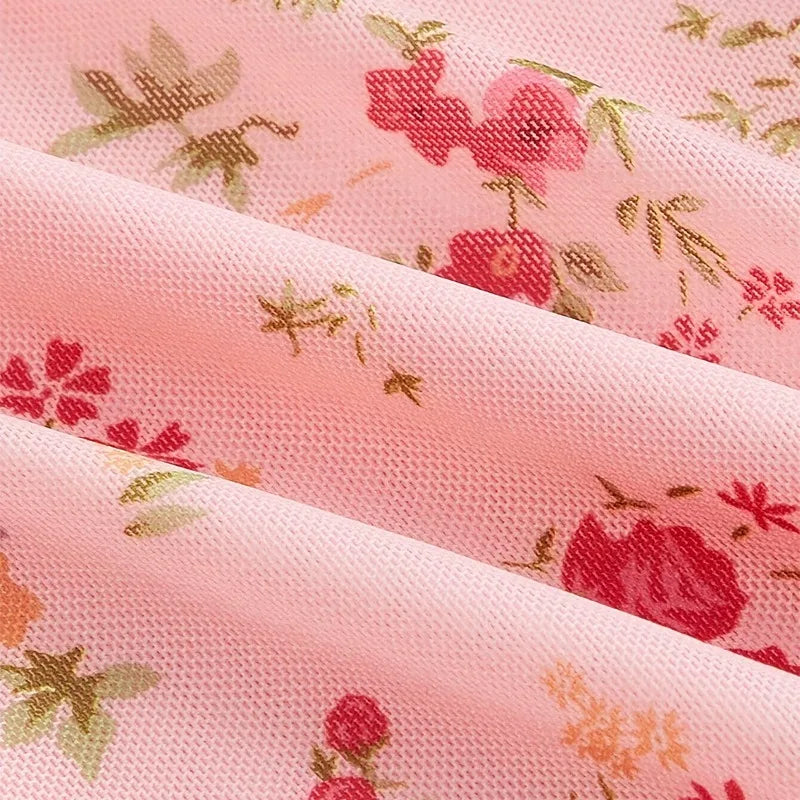 Women's Dresses Sleeveless Ruffled Trim Square Collar Tie-up Cut Out Backless Floral/Dots Summer Party Short Mini A-line Dress