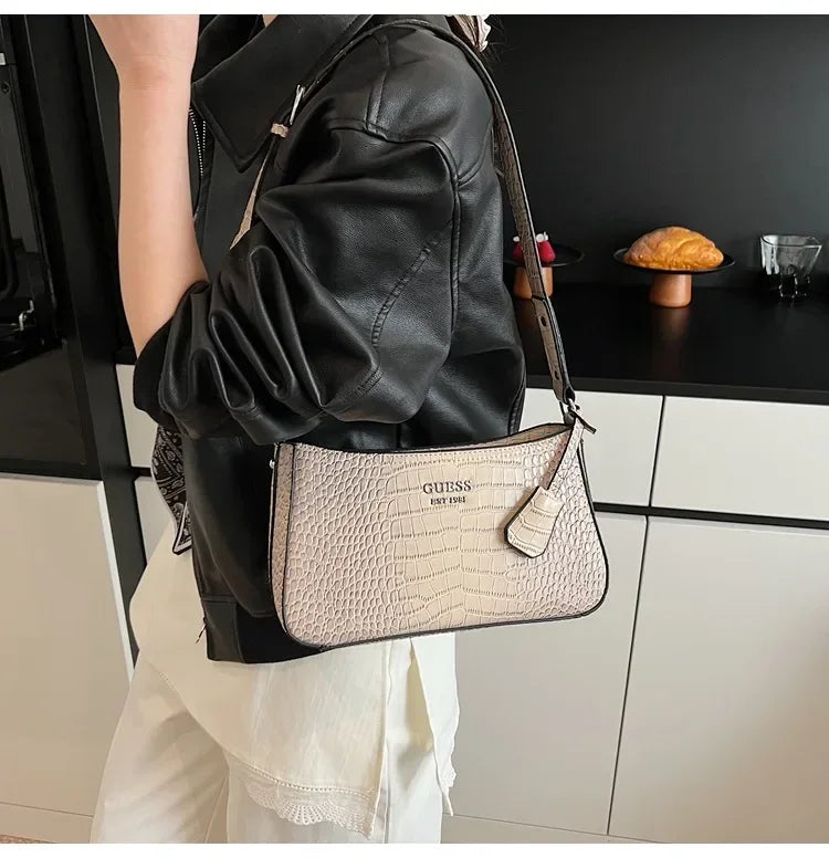 Luxury-Look 2025 Underarm Bag, Detachable Strap, Large Capacity Shoulder/Handheld, Fashionable