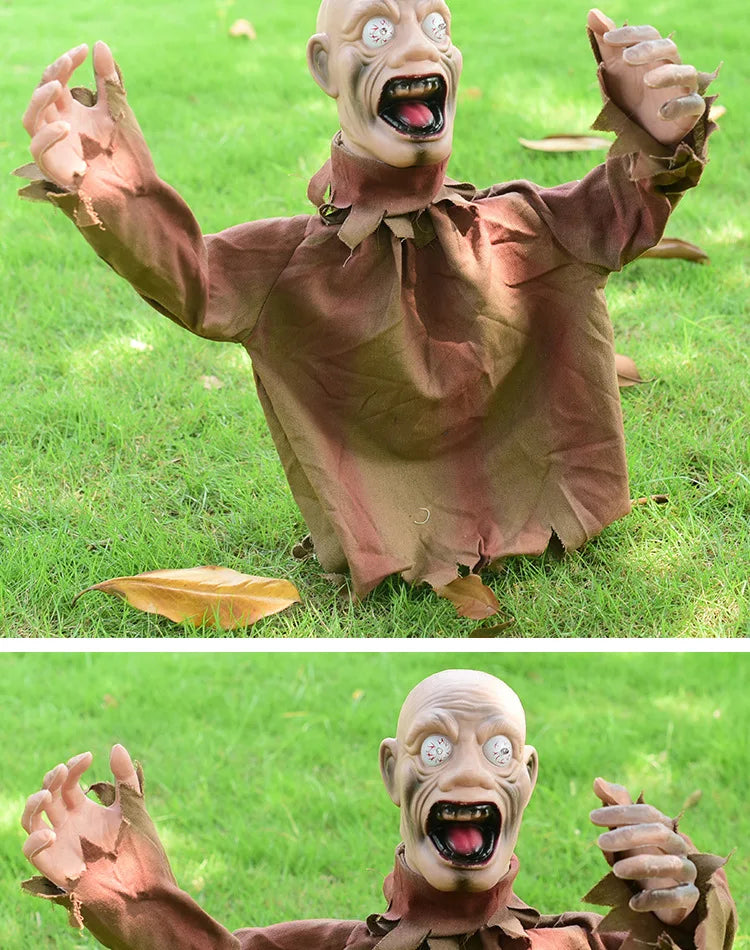 Halloween Horror Decoration Swing Ghost Amazon's New Best-selling Voice-controlled Decoration Scary Prop