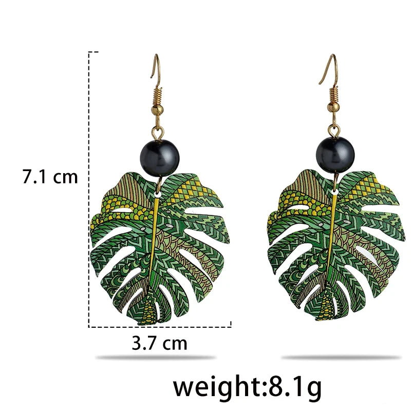 Hawaiian Acrylic Australia Designer Earrings Earring Accessories African Polynesian Jewelry Earring Women's Earrings for Women