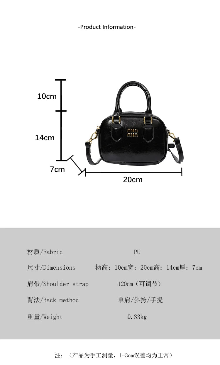 Luxury Women's Shoulder Bag, Leather Crossbody Bag For Ladies With Famous Designer Elegant Practical Design