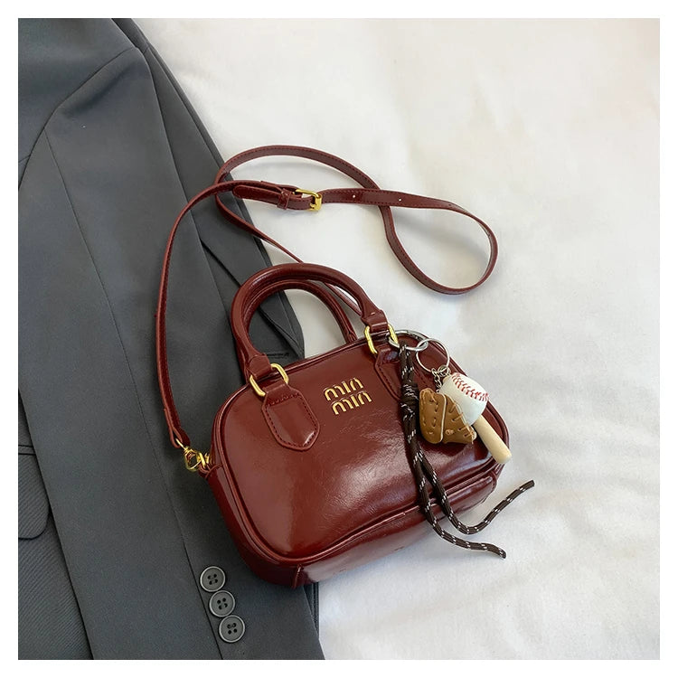 Luxury Women's Shoulder Bag, Leather Crossbody Bag For Ladies With Famous Designer Elegant Practical Design