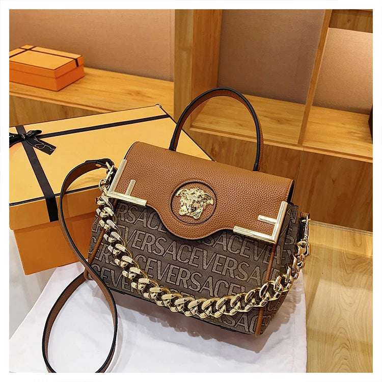 Luxury Brand Famous Designer Women Handbag Leather Shoulder Bag Crossbody Elegant Durable Accessory