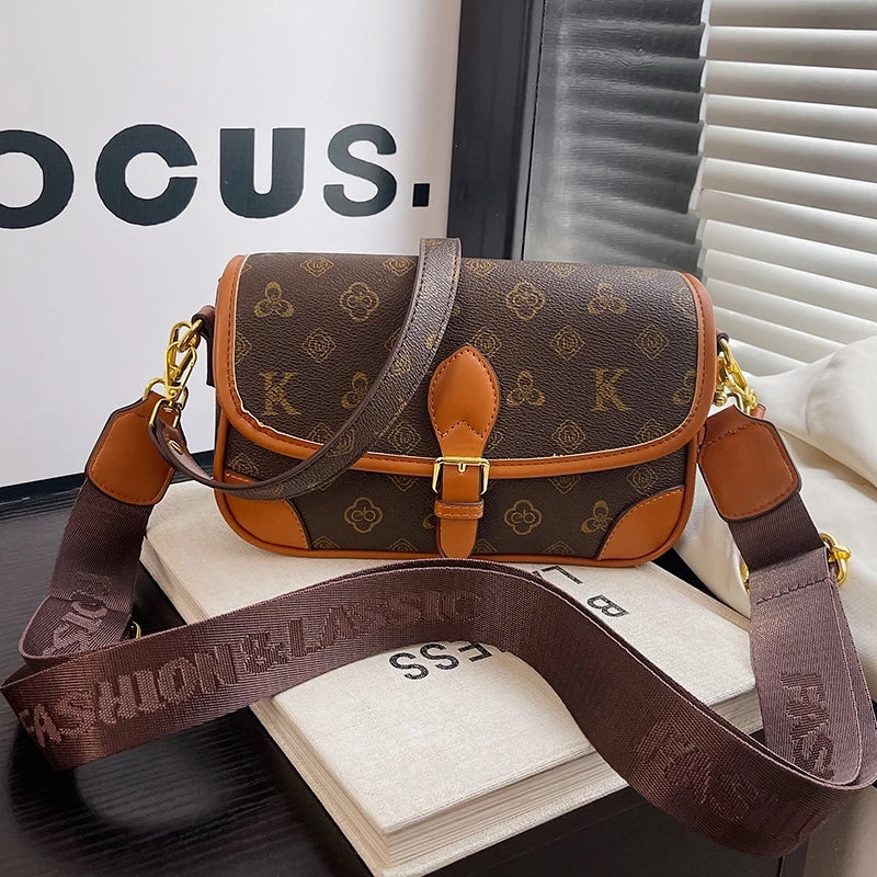 Luxury Ladies Shoulder Bag Premium Leather Crossbody Handbags Designer Tote Messenger Purse Classic Elegant Brand