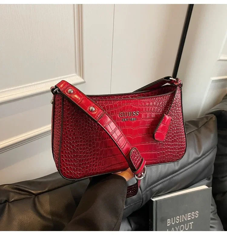 Luxury-Look 2025 Underarm Bag, Detachable Strap, Large Capacity Shoulder/Handheld, Fashionable