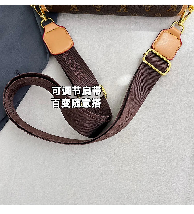 Luxury Ladies Shoulder Bag Premium Leather Crossbody Handbags Designer Tote Messenger Purse Classic Elegant Brand