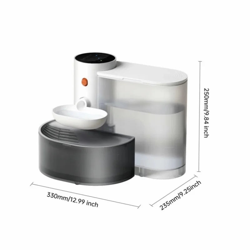 The New Smart Tipping Pet Water Dispenser Is A Rechargeable Automatic Water Dispenser Suitable For Both Cats And Dogs
