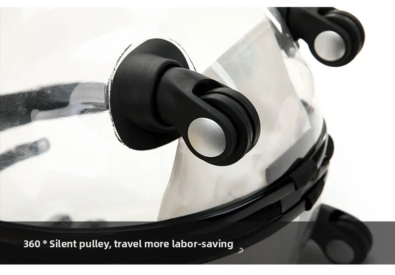 Pet Transparent Trolley Case Cat Dog Travel Convenient Portable Large Capacity Cart Ventilate Pet Carriers Supplies Accessories