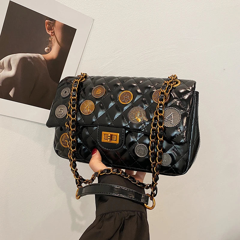 Luxury Hand Bags Shoulder Bag for Women Premium Leather Elegant Look with Inner Organization and Durability