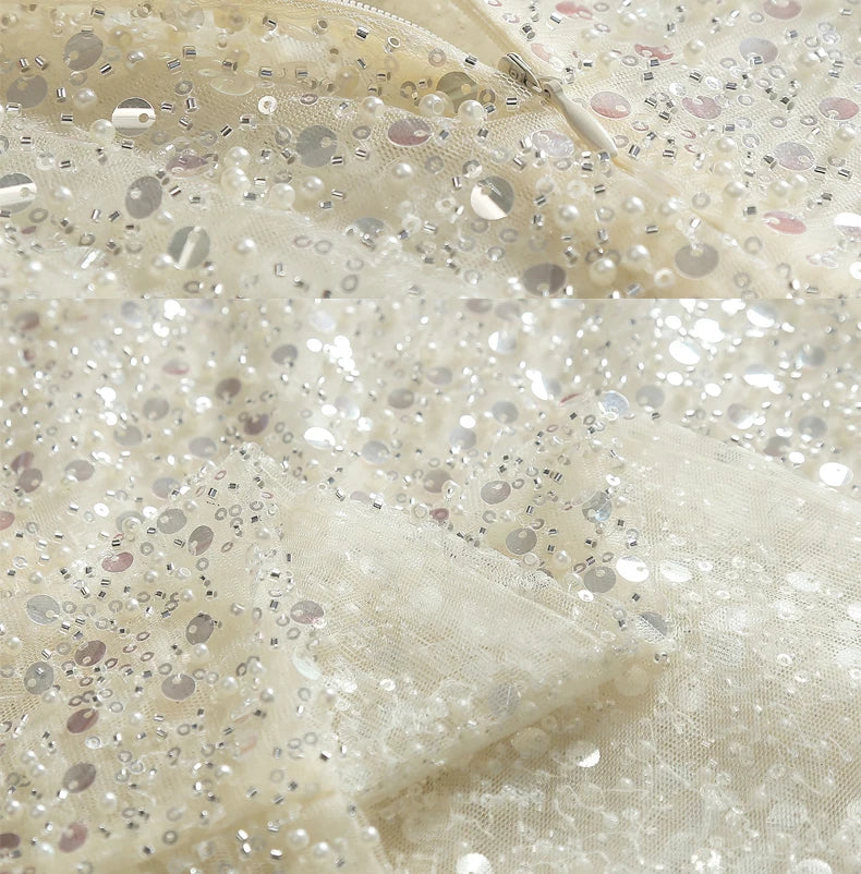 Ladies' Elegant Party Top - Shiny Glitter Sleeveless Shirt, Daily Wear - Easy to Care for Hand Washed Evening Dress, Summer Fash