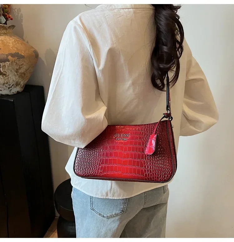 Luxury-Look 2025 Underarm Bag, Detachable Strap, Large Capacity Shoulder/Handheld, Fashionable