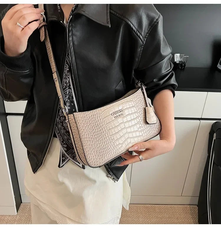 Luxury-Look 2025 Underarm Bag, Detachable Strap, Large Capacity Shoulder/Handheld, Fashionable