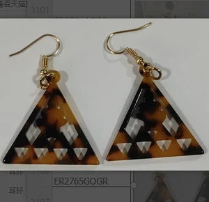 Hawaiian Acrylic Australia Designer Earrings Earring Accessories African Polynesian Jewelry Earring Women's Earrings for Women