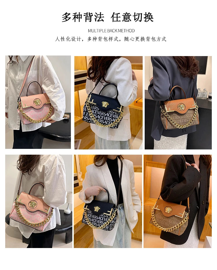 Luxury Brand Famous Designer Women Handbag Leather Shoulder Bag Crossbody Elegant Durable Accessory