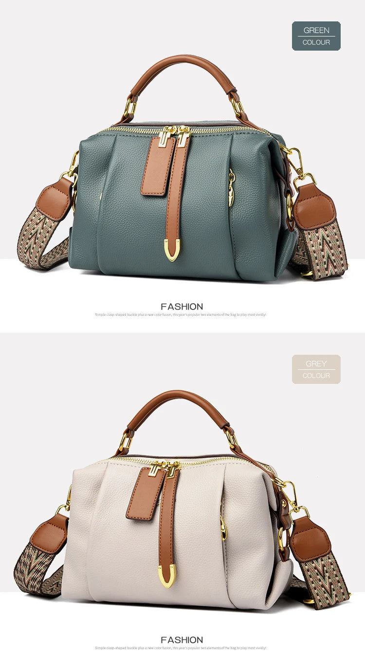 Luxury Designer Leather Shoulder Crossbody Bags for Women 2025 High Quality Ladies Fashion Handbags Female Messenger Sac A Main