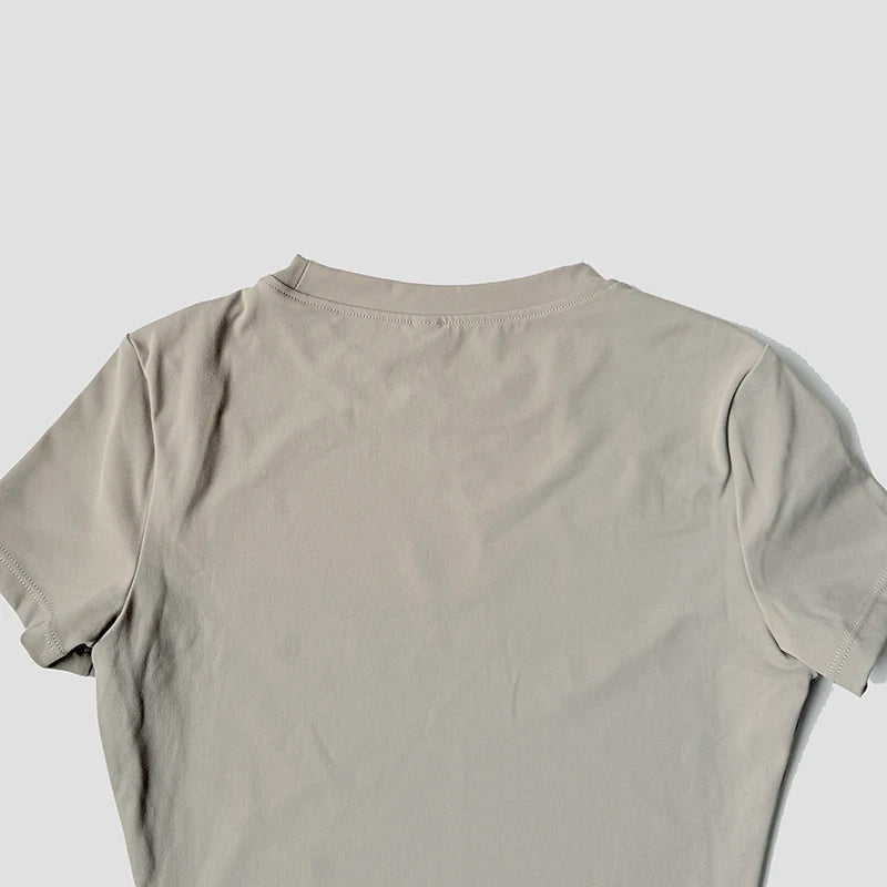 WAREBALL Sports Tops Quick-drying Ladies Tank Top Fitness Running Yoga Short Sleeve Elastic Breathable Yoga T-Shirt For Women