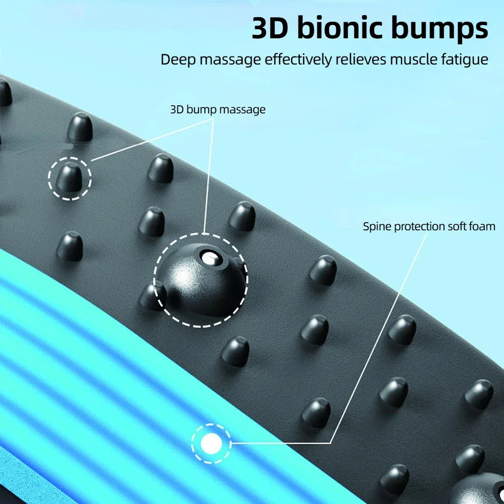 Back Stretcher Multi-Level Adjustable Massager Waist Neck Fitness Lumbar Cervical Spine Cervical Spine Support Massager Lying