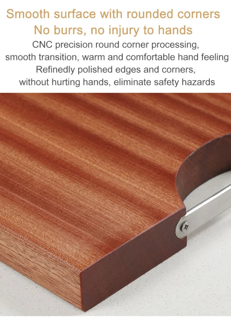 Ebony Household Chopping Board Antibacterial And Mildew-Proof Household Solid Wood Chopping Board Kitchen Special Double-Sided