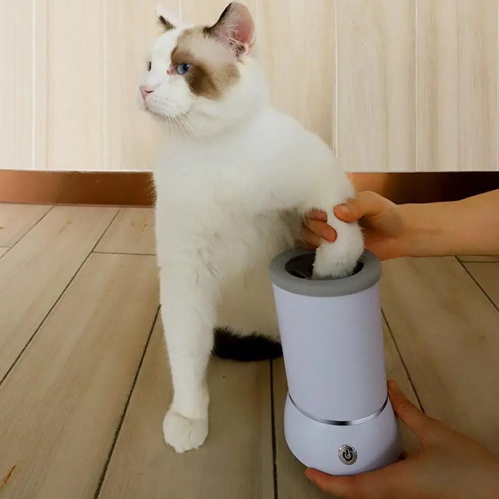 Pet Feet Washer Electrical Pet Paw Cleaner Automatic Pet Foot Cleaning Cup Portable Quick Low Noise Dog Cat Paw Cleaner