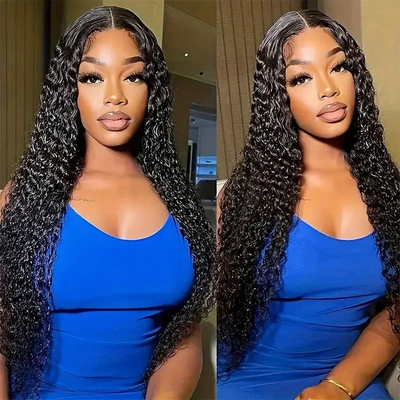 Wear And Go Kinky Curly Wig 7x5 6x4 Glueless Human Hair Wig Ready To Go Human Hair Lace Closure Glueless Wigs Pre Cut No Glue