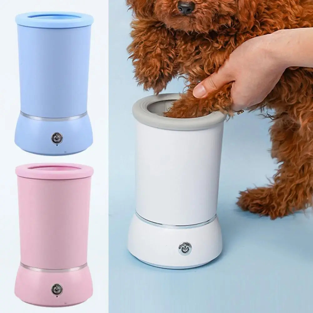 Pet Feet Washer Electrical Pet Paw Cleaner Automatic Pet Foot Cleaning Cup Portable Quick Low Noise Dog Cat Paw Cleaner