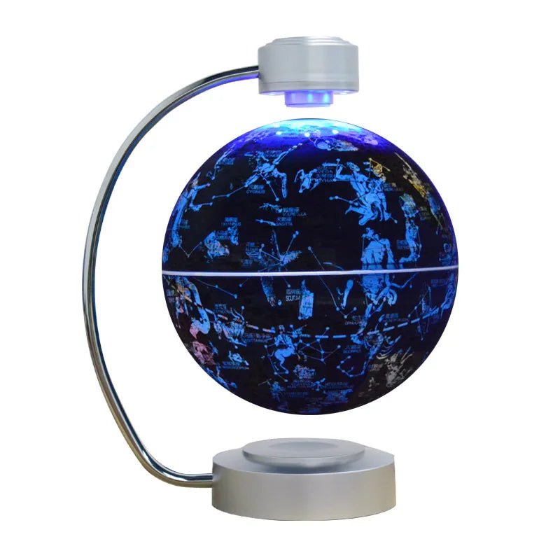 High-tech 8 Inch Magnetic Levitation Globe With LED Light Electronic Floating Globe for Child Home Bedroom decor Christmas gifts