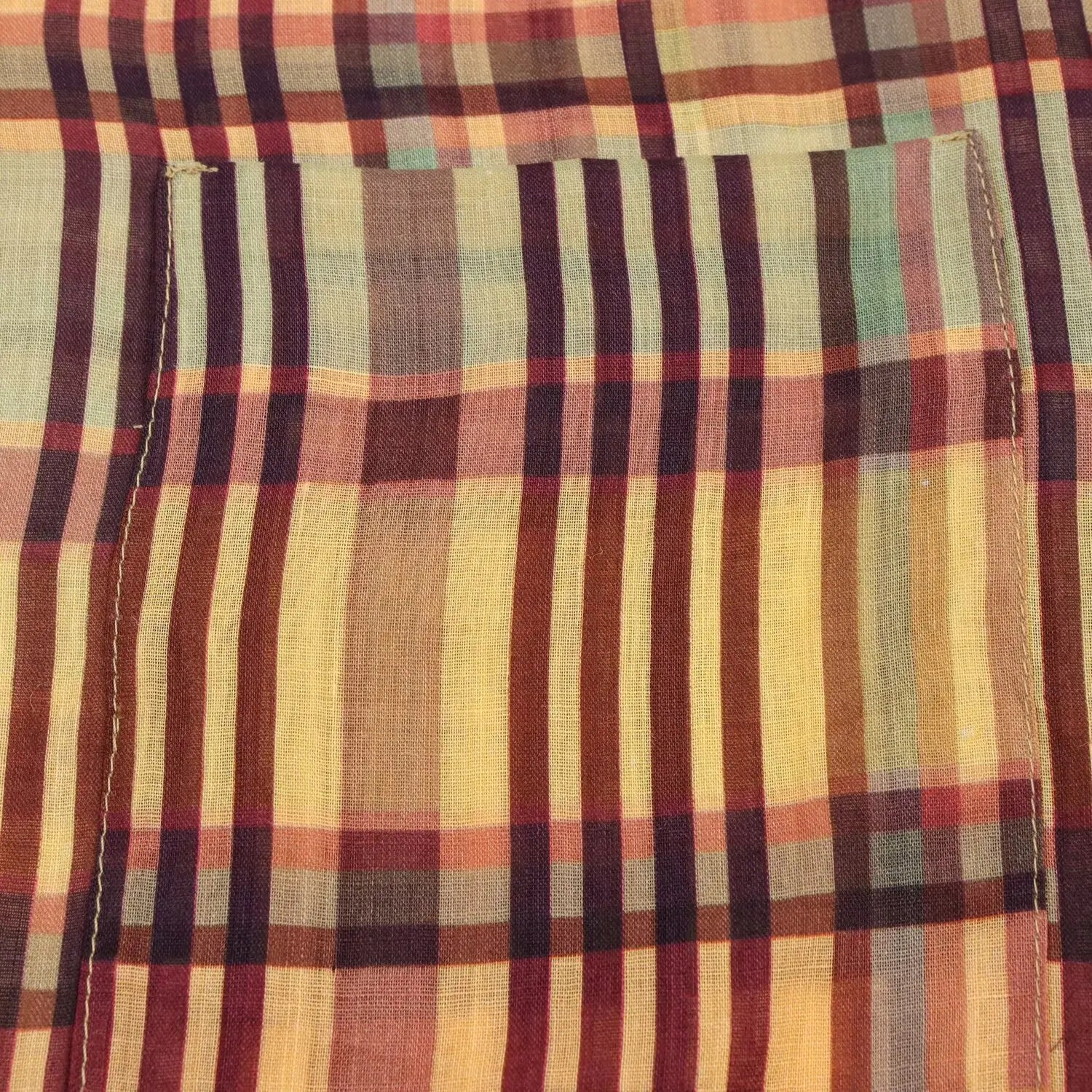 Ladies shirt 2025 new women's linen plaid shirt fashionable and elegant single-breasted design