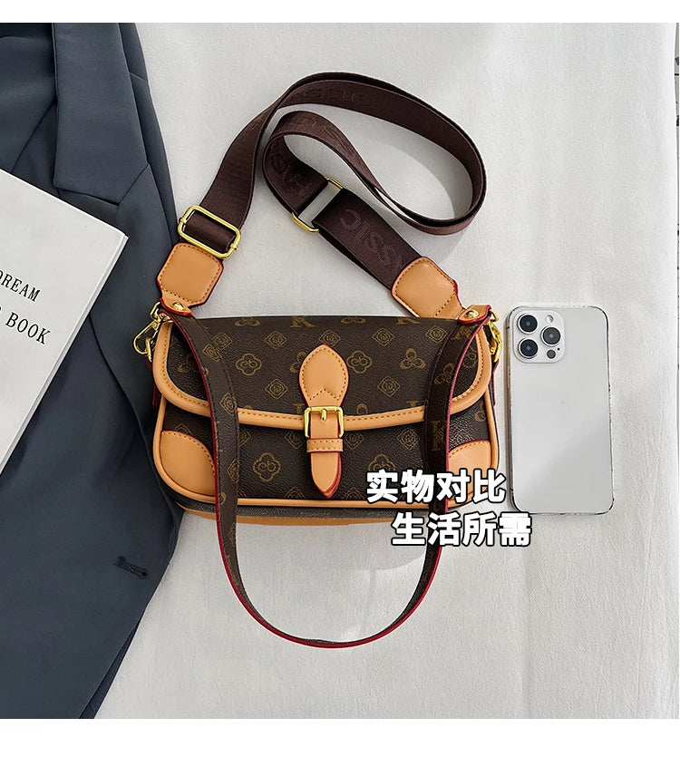 Luxury Ladies Shoulder Bag Premium Leather Crossbody Handbags Designer Tote Messenger Purse Classic Elegant Brand