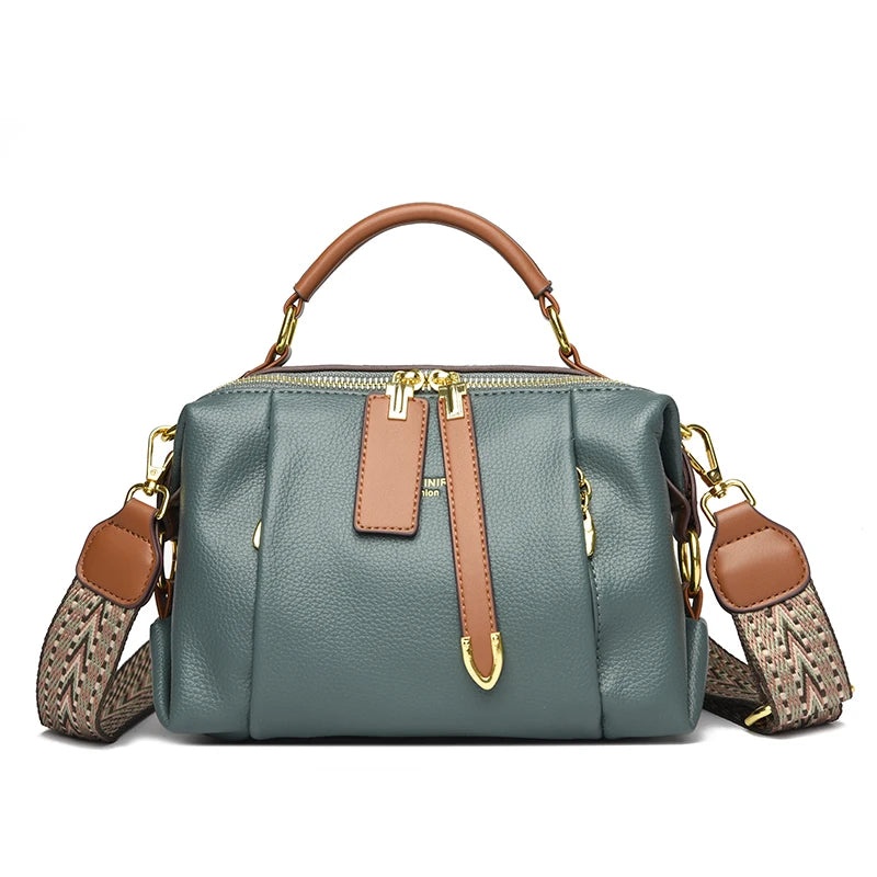 Luxury Designer Leather Shoulder Crossbody Bags for Women 2025 High Quality Ladies Fashion Handbags Female Messenger Sac A Main