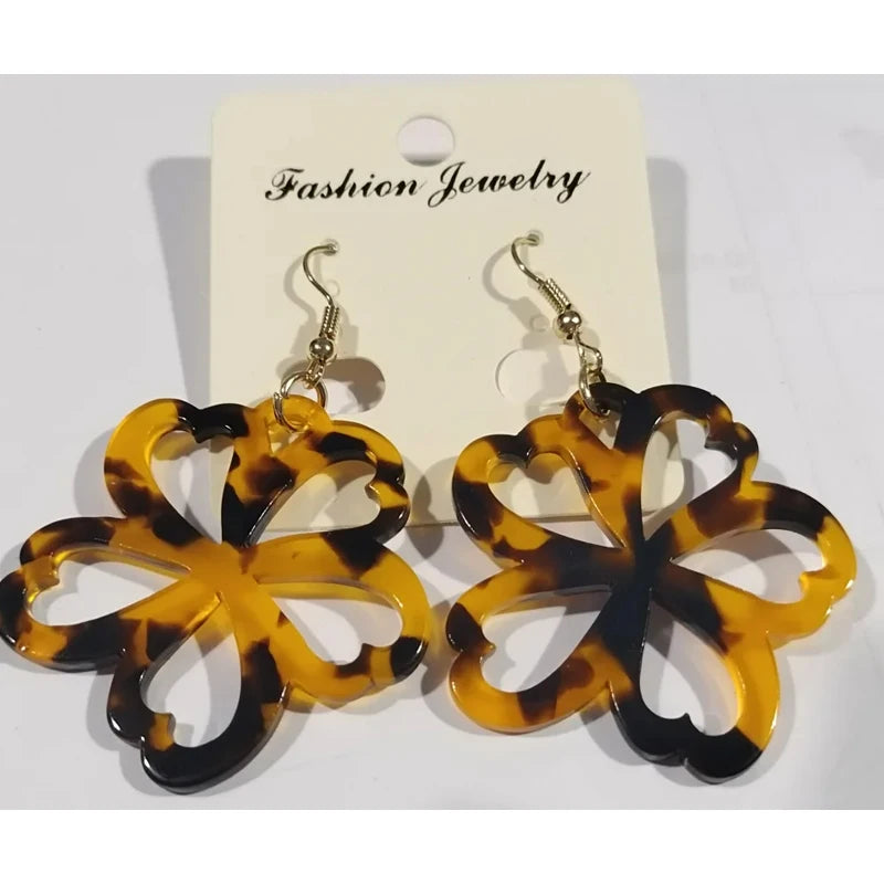 Hawaiian Acrylic Australia Designer Earrings Earring Accessories African Polynesian Jewelry Earring Women's Earrings for Women