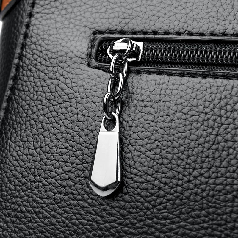 Luxury Designer Women's One Shoulder Crossbody Bag 2023 New 2 Straps Women's Handbag Wallet High Quality Leather Shoulder Bag