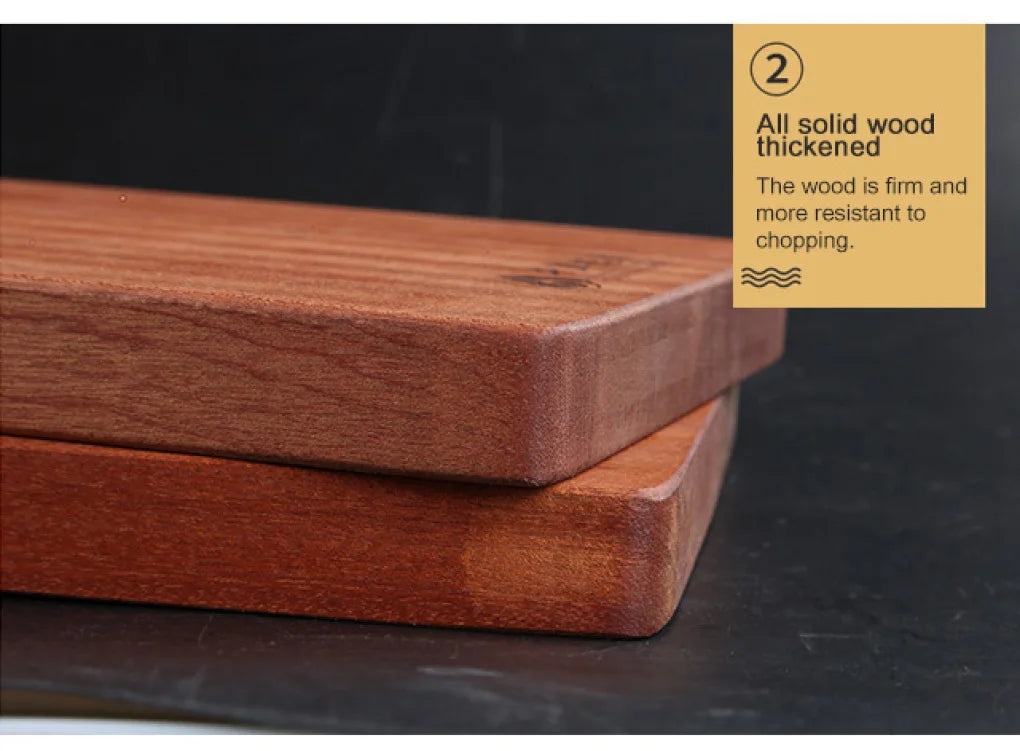 Ebony Household Chopping Board Antibacterial And Mildew-Proof Household Solid Wood Chopping Board Kitchen Special Double-Sided