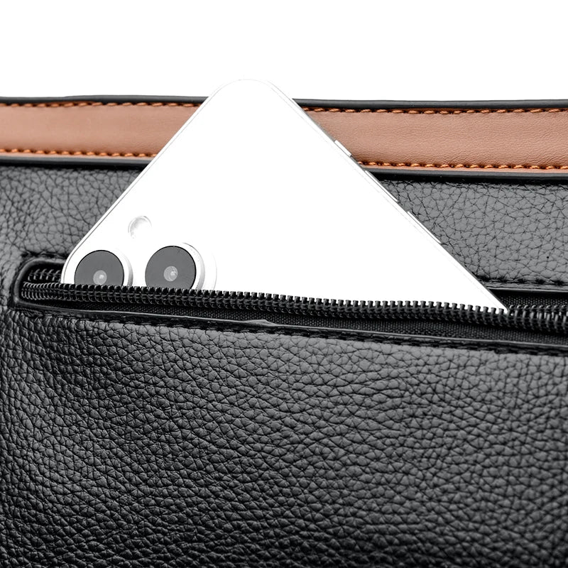 Luxury Designer Women's One Shoulder Crossbody Bag 2023 New 2 Straps Women's Handbag Wallet High Quality Leather Shoulder Bag