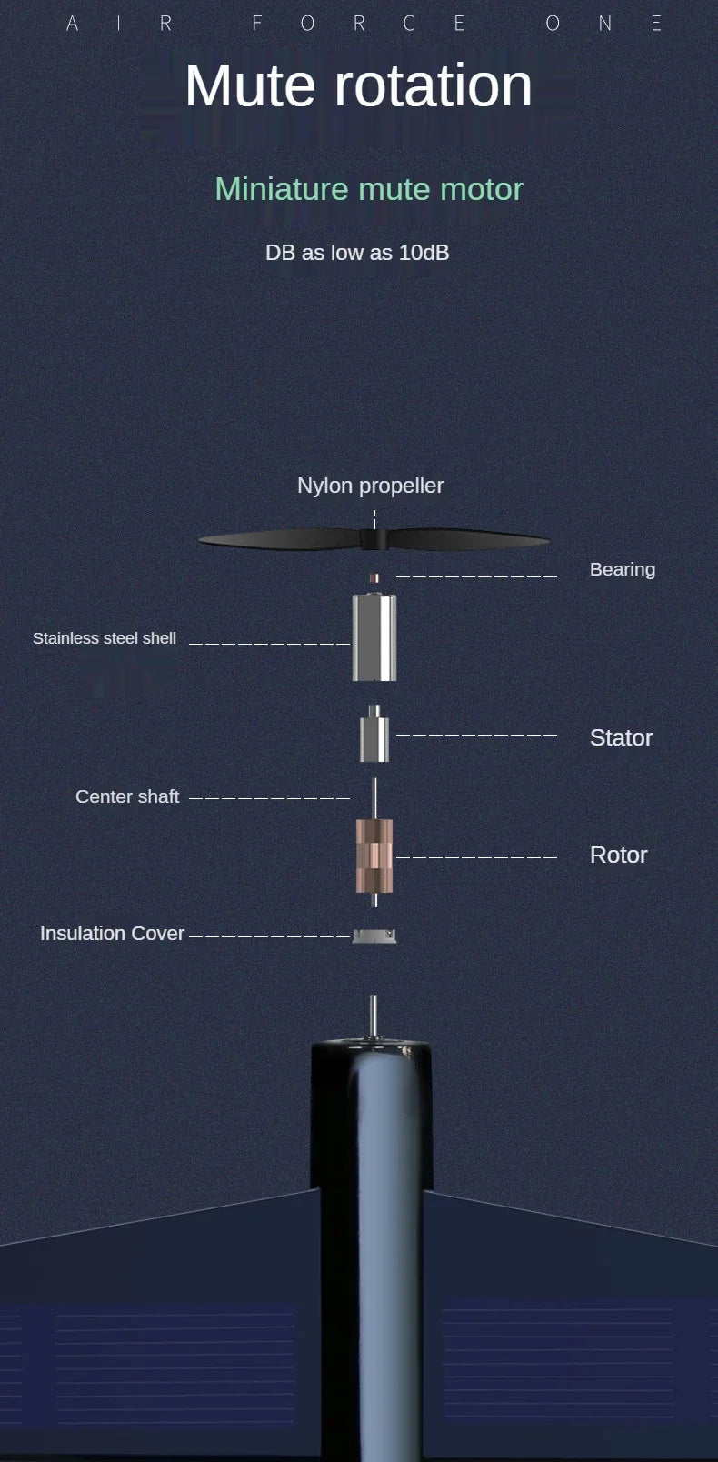 Eco Friendly Solar Aircraft Model Decoration Charming Plane Ornament for Car Enthusiasts and Home Accents