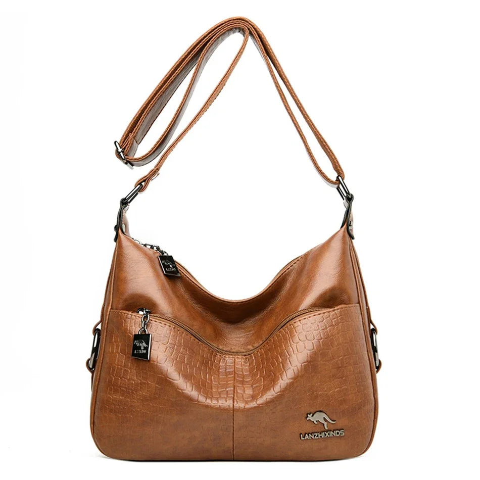 Luxury Designer Handbag Purses High Quality Leather Crossbody Messenger Bags for Women New Shoulder Bags Ladies Sac A Mian