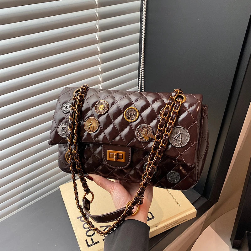 Luxury Hand Bags Shoulder Bag for Women Premium Leather Elegant Look with Inner Organization and Durability