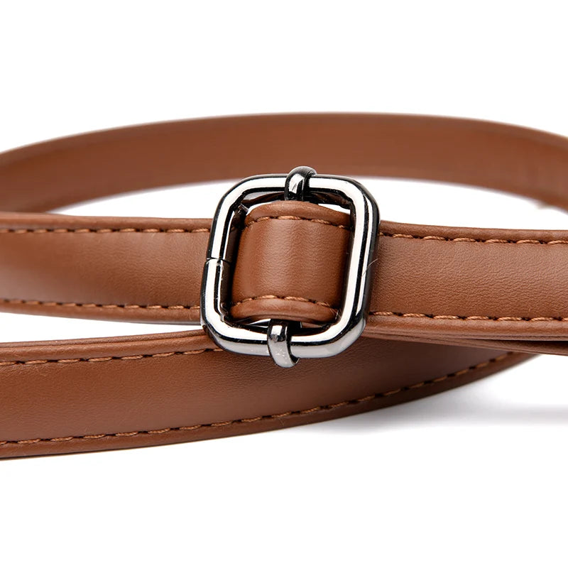 Luxury Designer Women's One Shoulder Crossbody Bag 2023 New 2 Straps Women's Handbag Wallet High Quality Leather Shoulder Bag