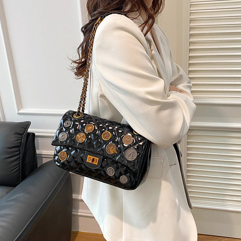 Luxury Hand Bags Shoulder Bag for Women Premium Leather Elegant Look with Inner Organization and Durability