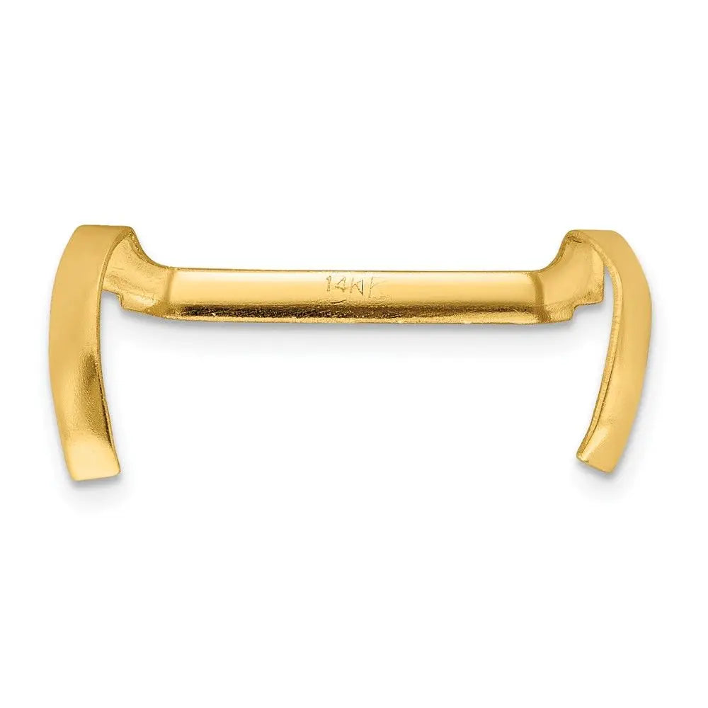 14k Yellow Gold Mens Fine Ring Guard