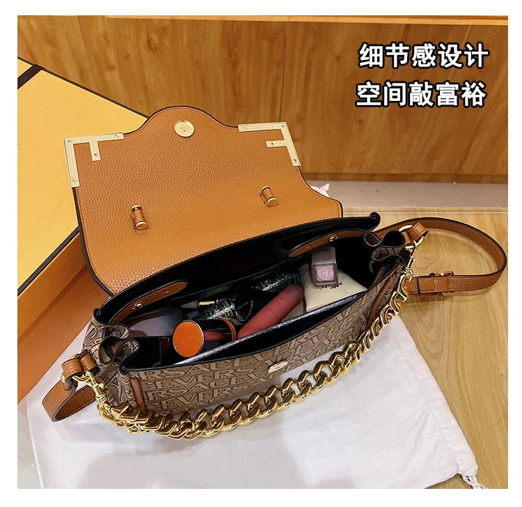 Luxury Brand Famous Designer Women Handbag Leather Shoulder Bag Crossbody Elegant Durable Accessory