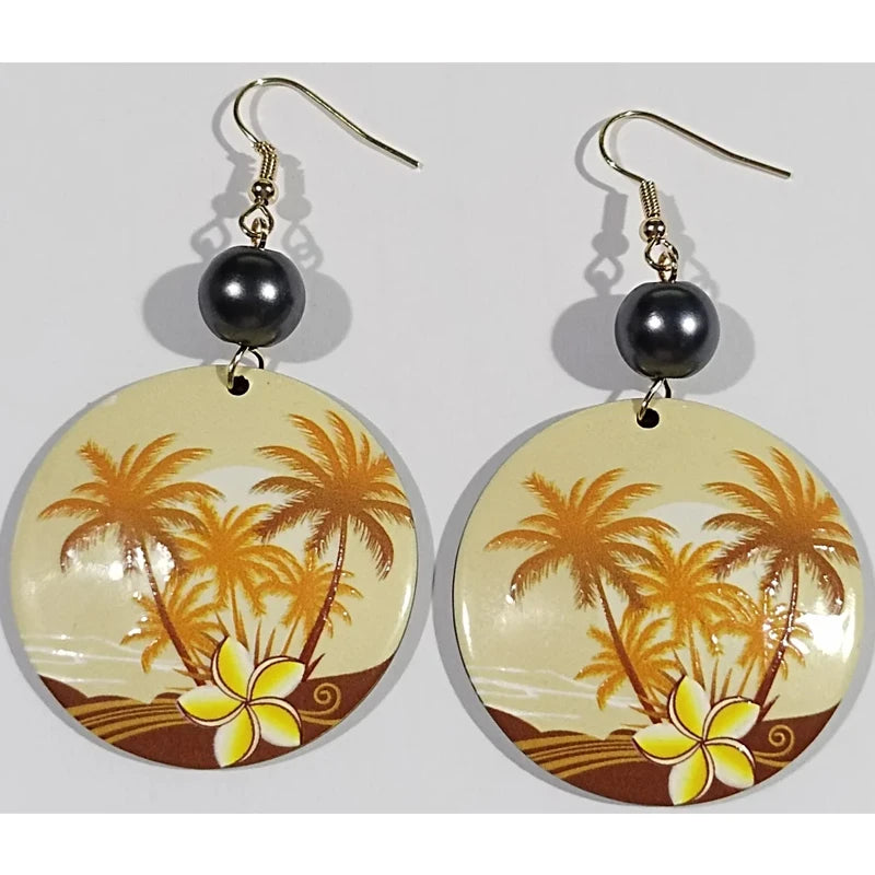 Hawaiian Acrylic Australia Designer Earrings Earring Accessories African Polynesian Jewelry Earring Women's Earrings for Women