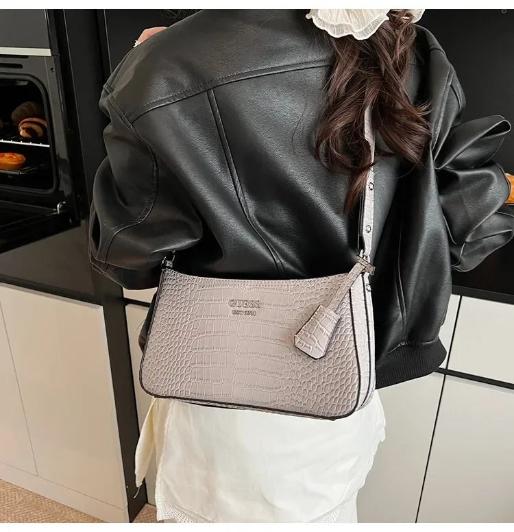 Luxury-Look 2025 Underarm Bag, Detachable Strap, Large Capacity Shoulder/Handheld, Fashionable